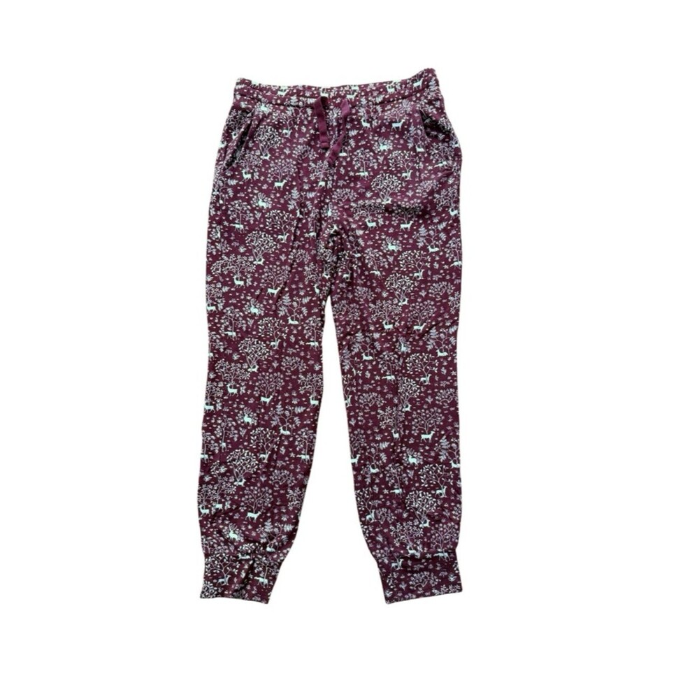 Sundance Rust Red Deer Joggers Lounge Pants Size M